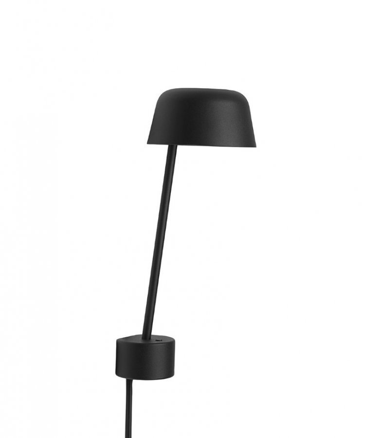 Muuto Lean Seinävalaisin Black