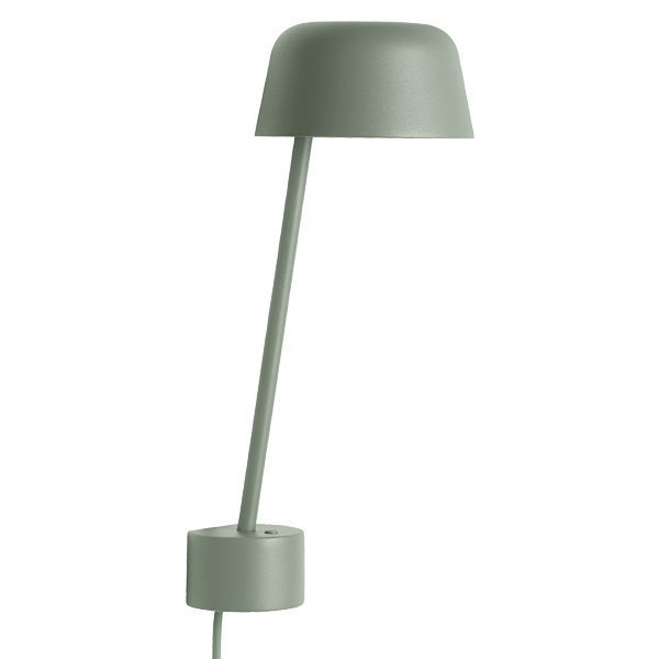 Muuto Lean Seinävalaisin Dusty Green
