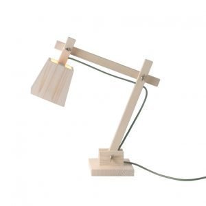 Muuto Wood Pöytävalaisin Pine W. Dusty Green Cord