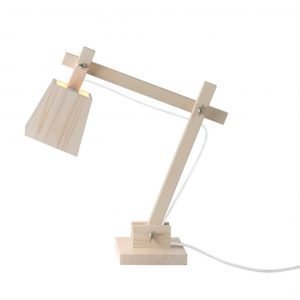 Muuto Wood Pöytävalaisin Pine W. White Cord