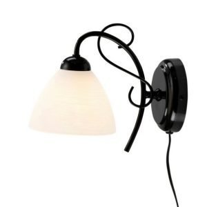 Neapel Seinävalaisin Musta / Valkoinen