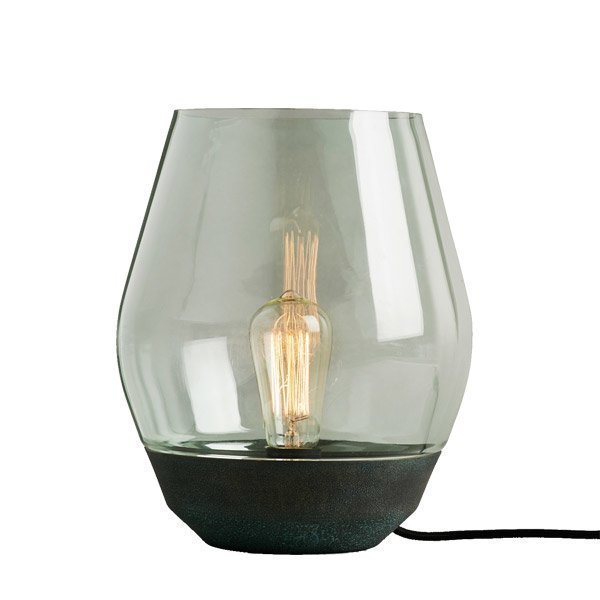 New Works Bowl Pöytävalaisin Patinoitu Kupari Vihreä Lasi