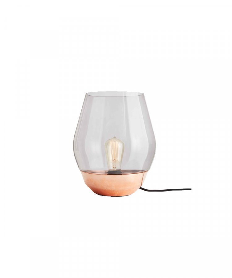 New Works Bowl Pöytävalaisin Raaka Copper