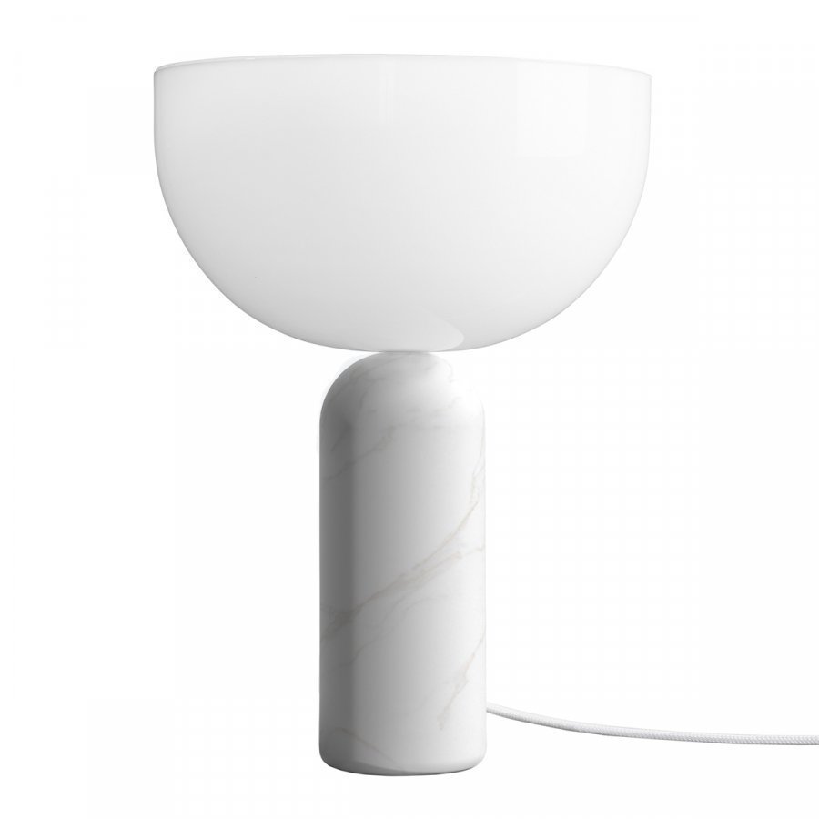 New Works Kizu Pöytävalaisin Pieni Valkoinen Marmori