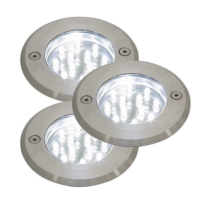 Nordlux Andros 3-kit Kattovalaisin Ruostumaton teräs