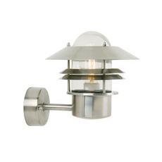 Nordlux Blokhus Seinä/Ylösvalaisin Ruostumaton teräs 60W E27 IP54