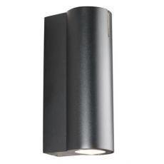 Nordlux Dream 1 Ulkoseinävalaisin Harmaa 2x8W GU10 IP44