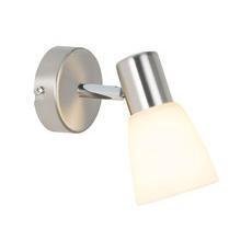 Nordlux Lissabon Seinävalaisin Harjattu teräs 40W E14 IP20