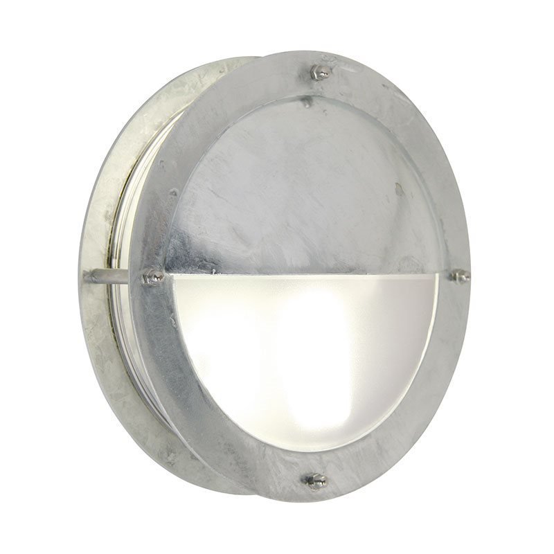 Nordlux Malte Seinävalaisin puolipeitetty Teräs