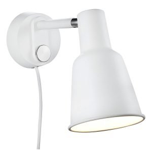 Nordlux Patton Seinävalaisin Valkoinen Himmennin 20 Cm