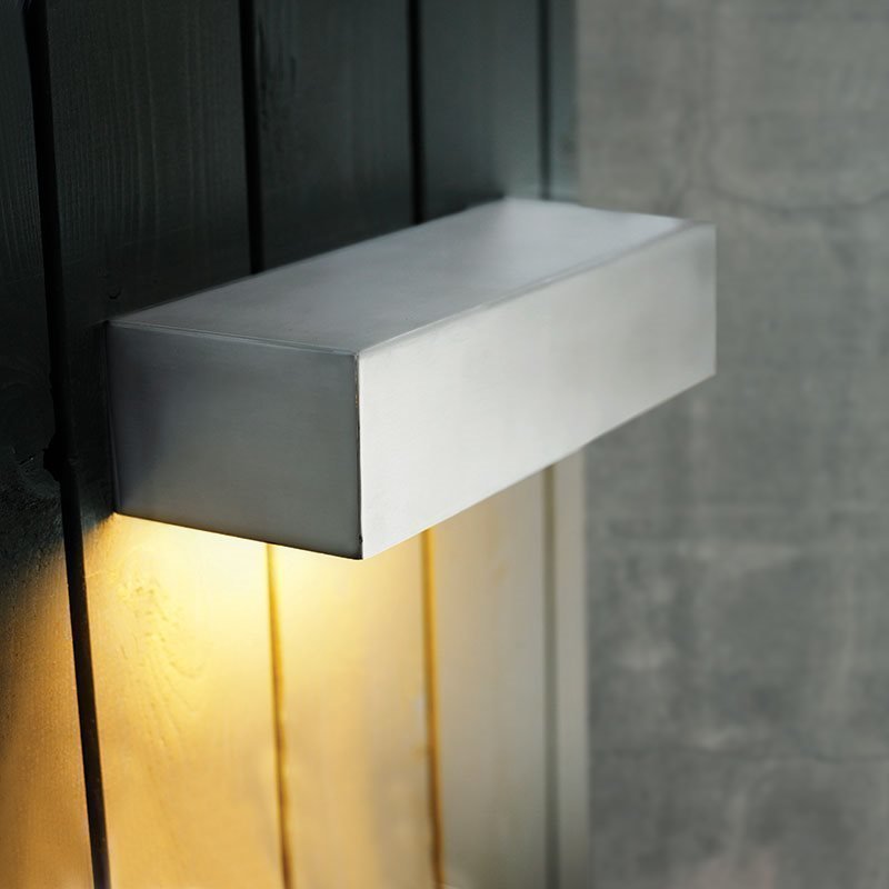 Nordlux Square Seinävalaisin 11W Ruostumaton teräs