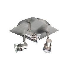 Nordlux Tempo 3-Rondellivalaisin Harjattu teräs 3X50W GU10 IP20