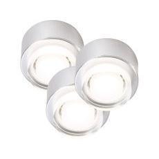 Nordlux Unna 3-Kit valaisin Harjattu teräs 1W LED IP20