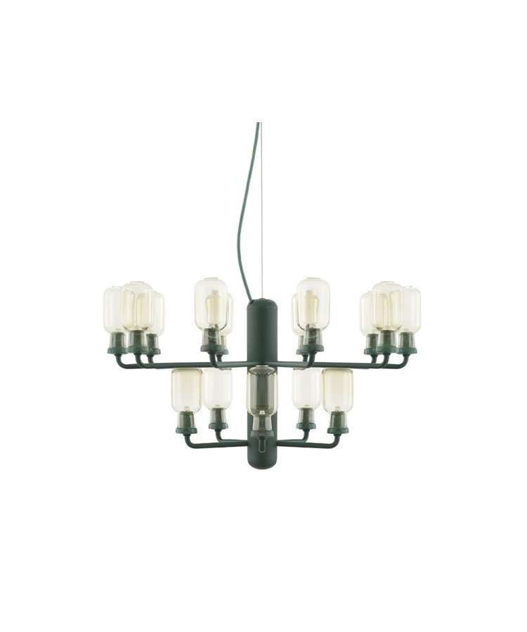 Normann Copenhagen Amp Chandelier Small Riippuvalaisin Gold / Green