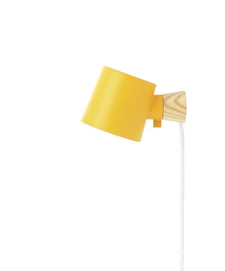 Normann Copenhagen Rise Seinävalaisin Keltainen