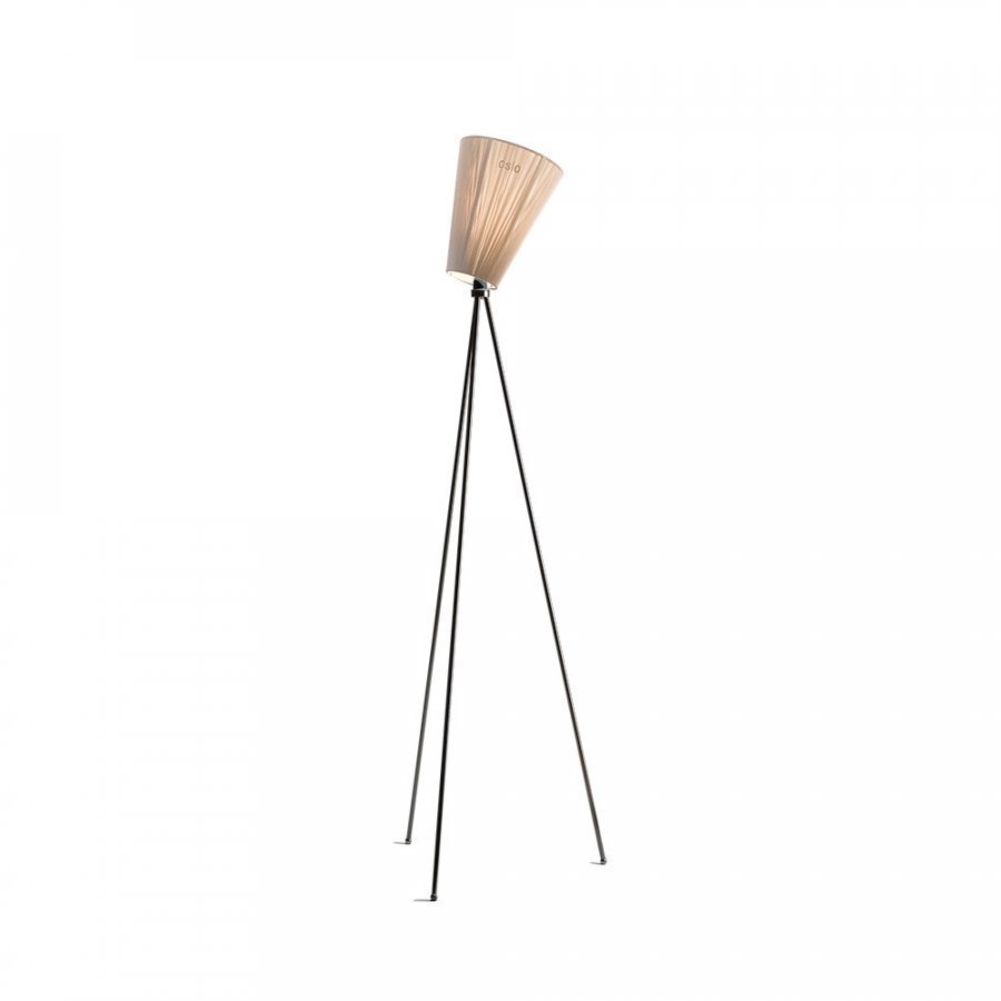 Northern Oslo Wood Lattiavalaisin Musta / Beige