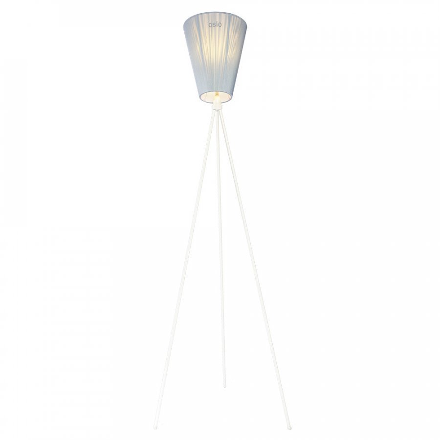 Northern Oslo Wood Lattiavalaisin Valkoinen / Vaalean Sininen