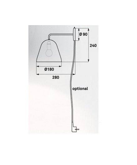 Nyta Tilt Seinävalaisin Valkoinen / Valkoinen