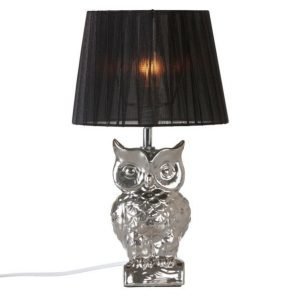 Owly Pöytävalaisin Krominvärinen / Musta
