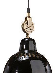 PR Home Cleveland Katto/Ikkuna Musta/Antiikkinen messinki 23cm