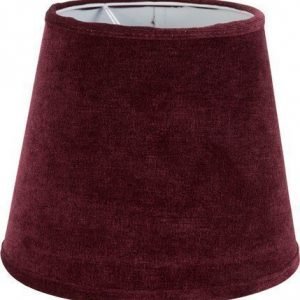 PR Home Mia L Lampunvarjostin Sametti Viininpunainen 14 cm