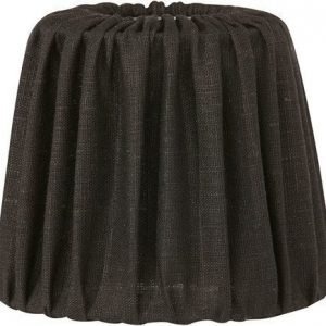 PR Home Mia Lampunvarjostin Ylärengas Pellava Musta 14 cm