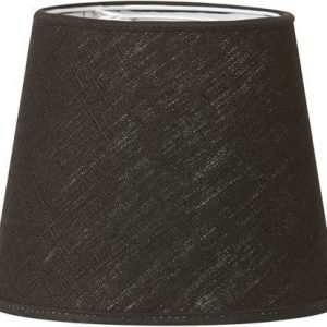 PR Home Mia Lampunvarjostin Ylärengas Pellava Musta 14 cm