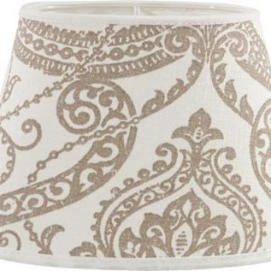 PR Home Ovaali lampunvarjostin Pellava Flora 20cm