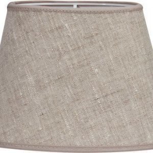 PR Home Ovaali lampunvarjostin Pellava Vaaleanruskea 15 cm