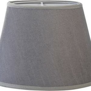 PR Home Ovaali lampunvarjostin Silkki Vaaleanharmaa 25 cm