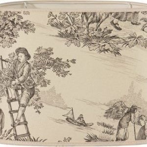 PR Home Ovaali lampunvarjostin Toile 20 cm