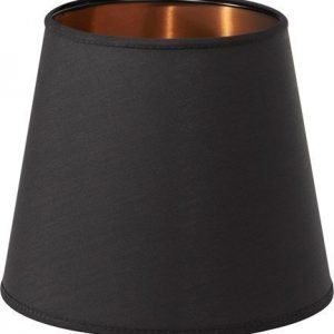 PR Home Queen Lampunvarjostin Musta/Kupari 10 cm