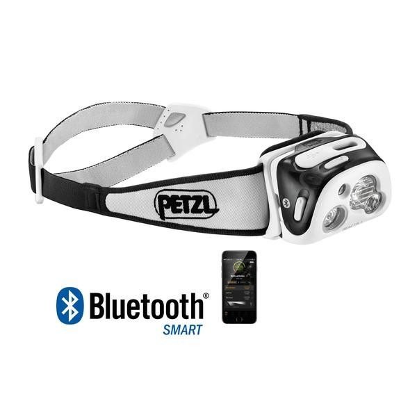 Petzl Reactik+ Reaktiivinen Led Otsalamppu Musta Bluetooth Ja Usb Ladattava