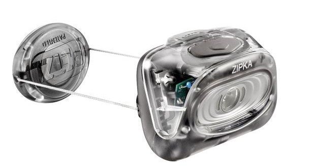 Petzl Zipka LED valaisin musta
