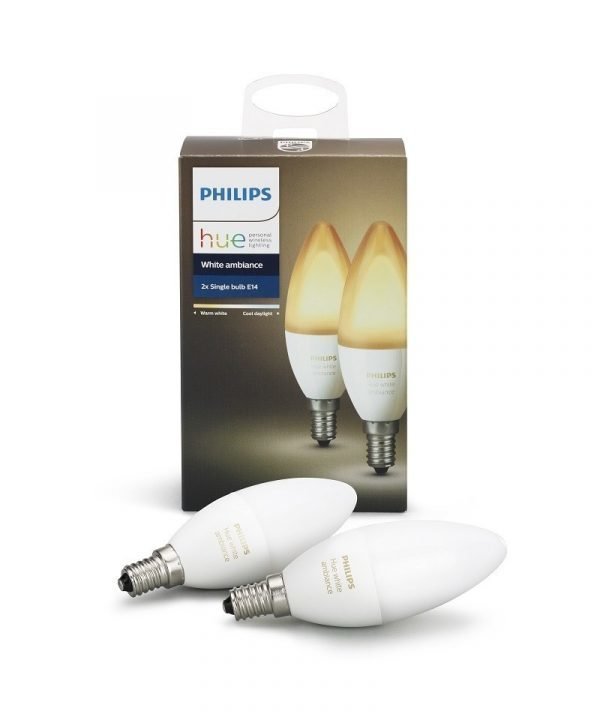 Philips Hue Ambiance 6w E14 2 Pak