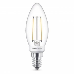 Philips Lamppu Led 3w Lasi Kynttilä 300lm Himmennettävissä E14