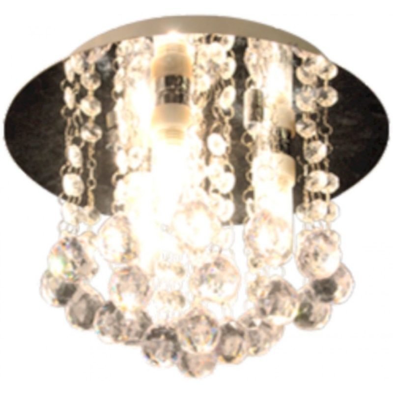 Plafondi Aneta Nicoline IP44 Ø 260x220 mm kromi