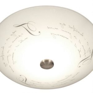 Plafondi Aneta Skrift Ø 340x140 mm satiinilasi