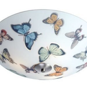 Plafondi Butterfly Ø 490x160 mm iso lasi kuvioitu
