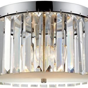 Plafondi Crosby Ø 280x200 kromi/MC-lasi IP21