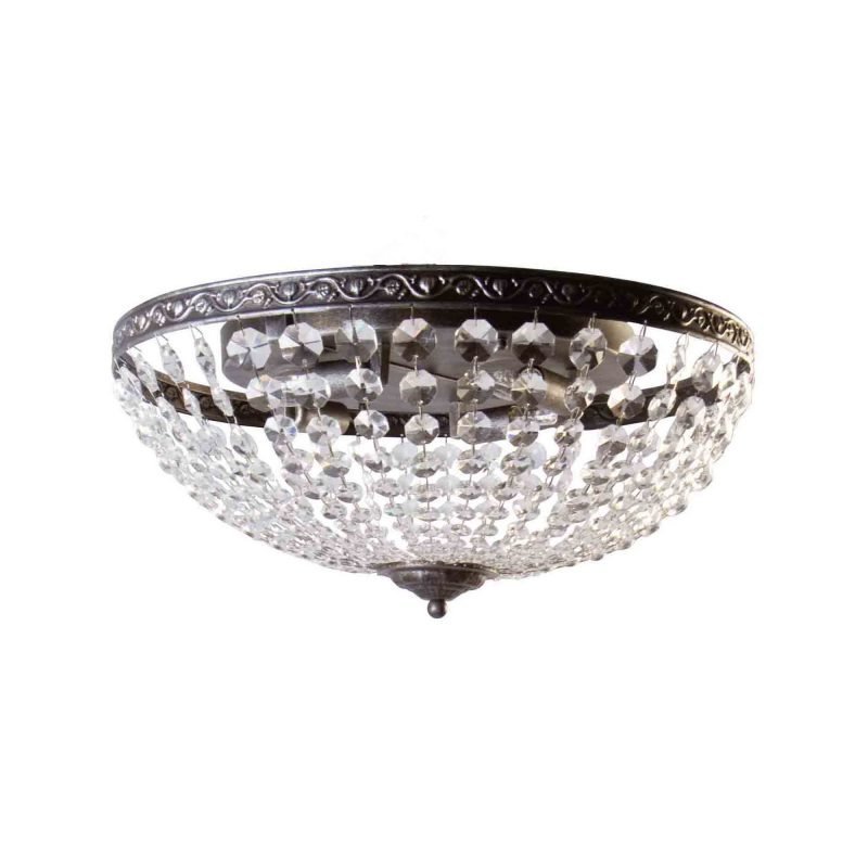 Plafondi Edward Ø 450x200 mm antiikkihopea