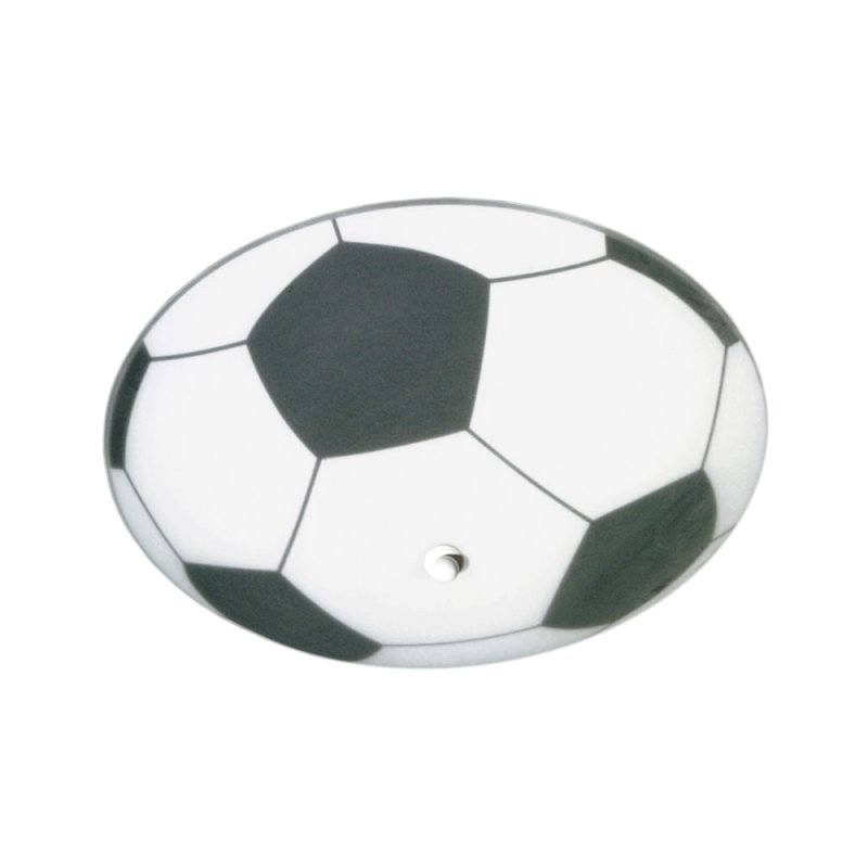 Plafondi Fotboll Ø 360x170 mm valkoinen/musta
