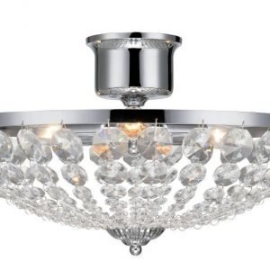 Plafondi Gränsö Ø 400x280 mm kromi/MC-lasi