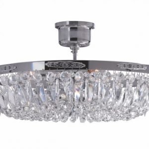 Plafondi Hovdala Ø 480x250 mm kromi/MC-lasi