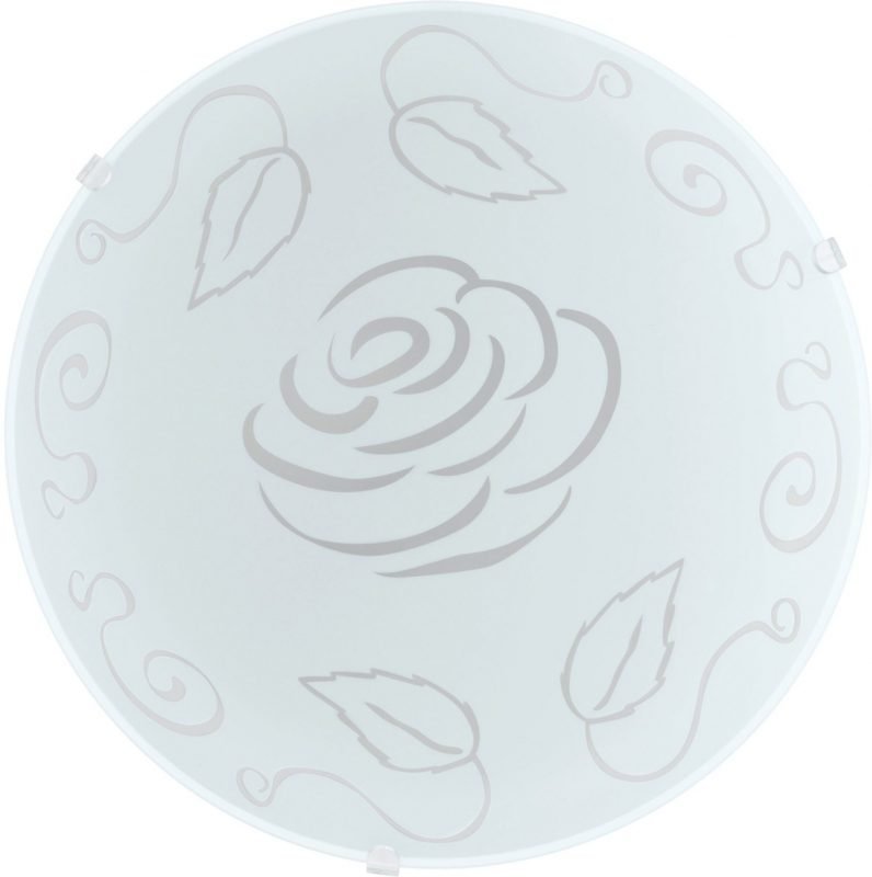 Plafondi Mars 1 Ø 245 mm valkoinen/ruusukuvioitu