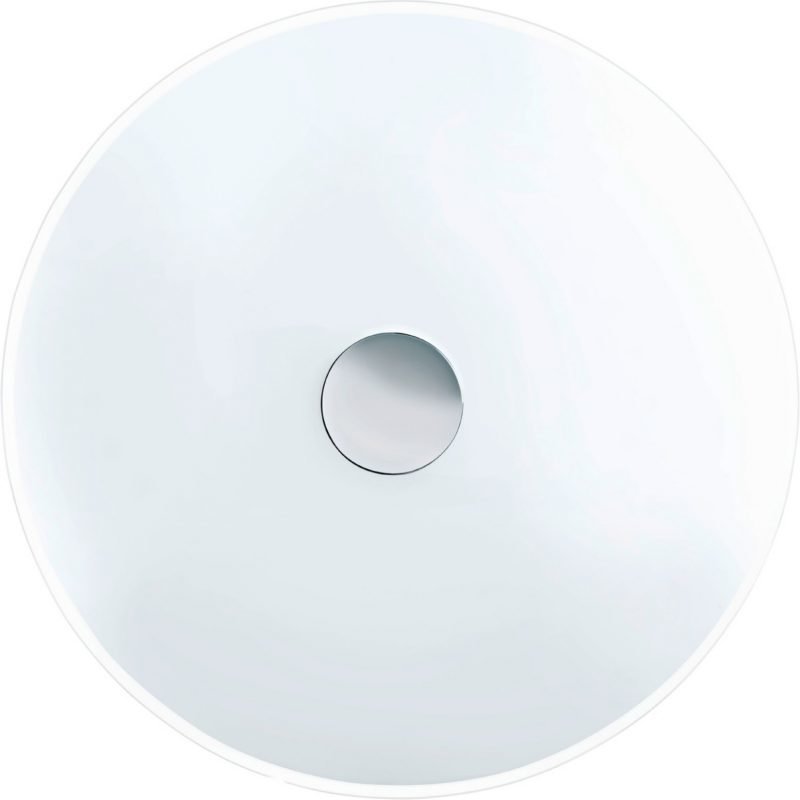 Plafondi Nube Ø 315 mm valkoinen/kromi/kirkas