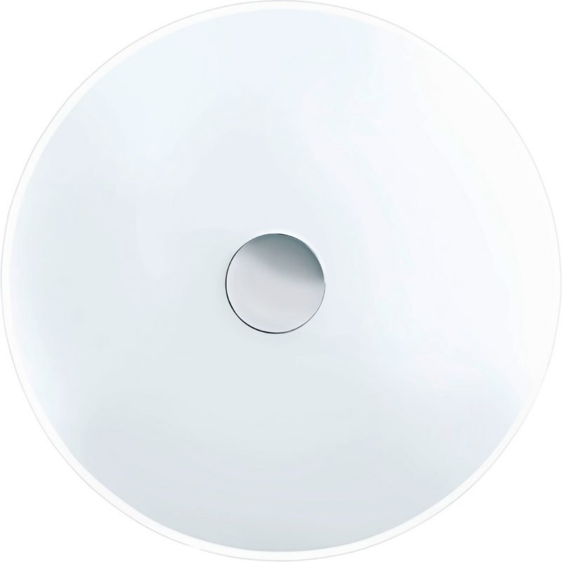Plafondi Nube Ø 420 mm valkoinen/kromi/kirkas