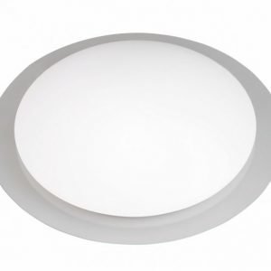 Plafondi Olivia Ø 380x120 mm kirkas/valkoinen lasi IP44