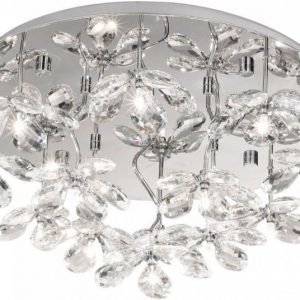 Plafondi Pontedo 13x10W kromi kirkas lasi