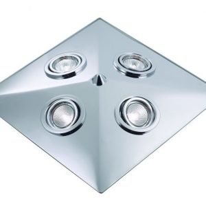 Plafondi Pyramid 340x130 mm kromi IP21